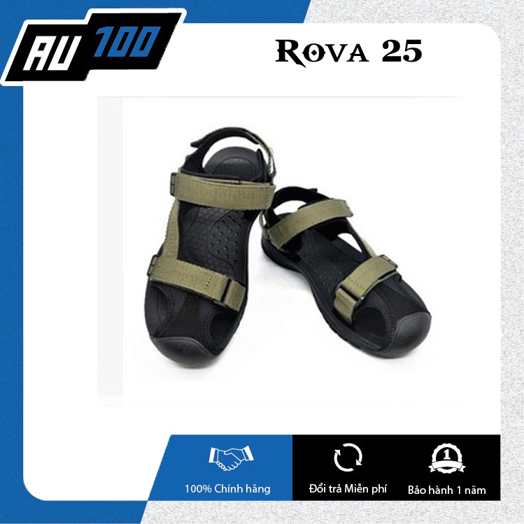 Sandal Nam Rova bít mũi 25 - màu rêu