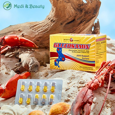 Combo 2 hộp Xương khớp, ngừa viêm khớp, giảm đau nhức Glucosamin Chondroitin MSM hộp 60 viên