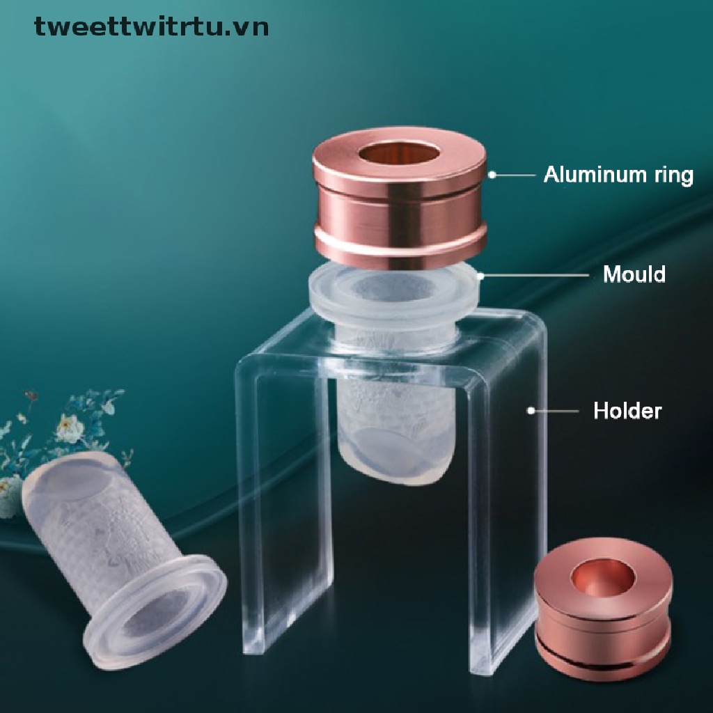 Set 3 Khuôn Làm Giá Đỡ Son Môi DIY Bằng Chất Liệu Silicone Tiện Dụng