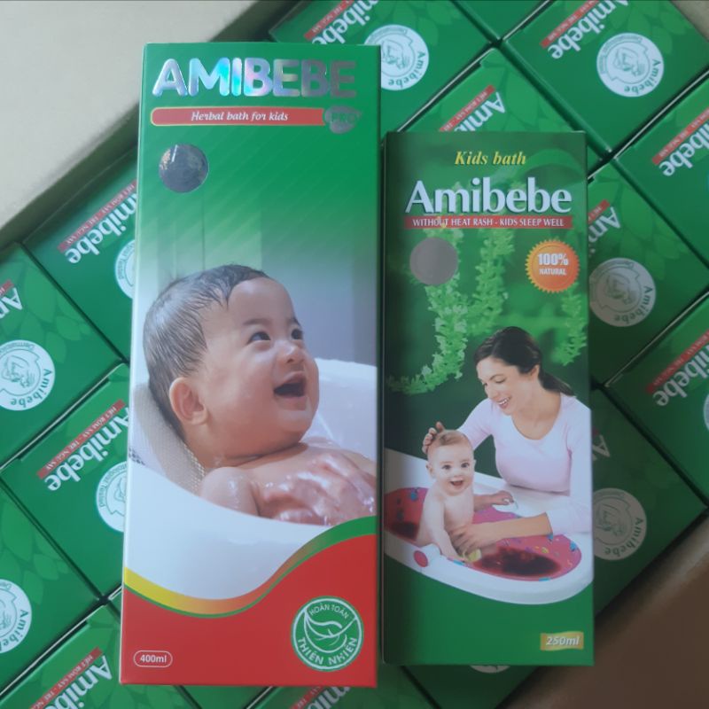 [Chính Hãng] Nước Tắm Thảo Dược Amibebe 250Ml Và 400Ml