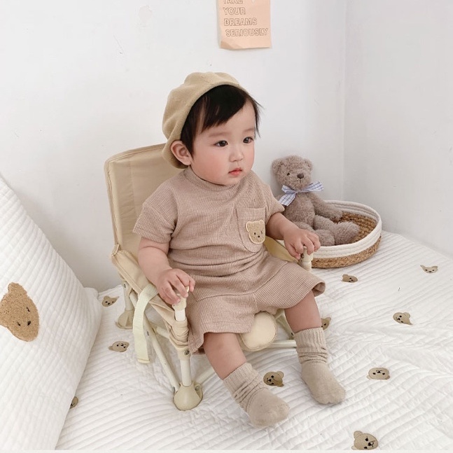 Bộ Đồ Thời Trang Mùa Hè 2 Món Xinh Xắn Dành Cho Bé 0-3 Tuổi