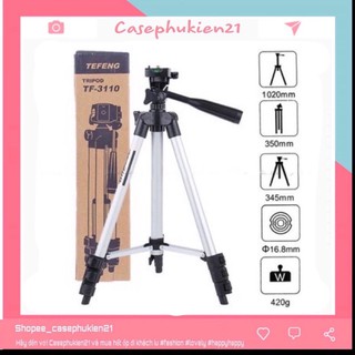 Gậy Tự Sướng 3 Chân - Tripod TF3110 + Đầu Kẹp Điện Thoại Và Túi Đựng Thời Trang