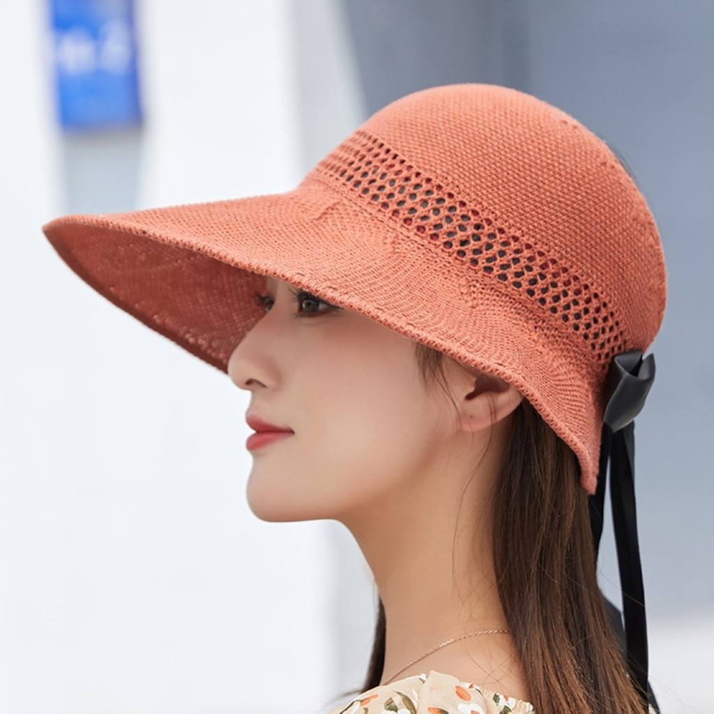 Mũ nón cói đi biển hở chóp phong cách Hàn Quốc siêu xinh – Phụ kiện thời trang cá tính, năng động