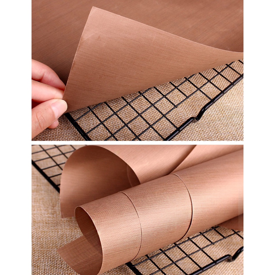 Thảm nướng bánh chống dính bằng vải chịu nhiệt cao dùng nhiều lần an toàn, tiện lợi cho nhiều  loại