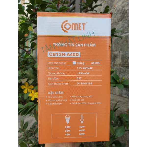 Bóng Led bulb 40W Comet CB13H-40D