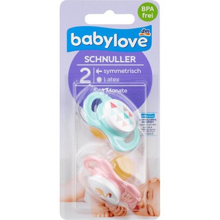 Núm Ti Giả Cho Bé Baby Love Vỉ 2 Chiếc - Số 2 Dành Cho Bé Từ 5 Đến 18 Tháng
