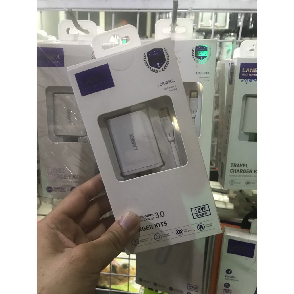 dây sạc nhanh lanex 3a dây dù chấc chắn.
