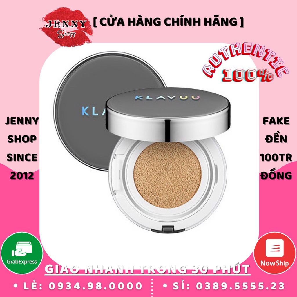 Phấn Nước Klavuu Pearlsation High Coverage Cushion 15g