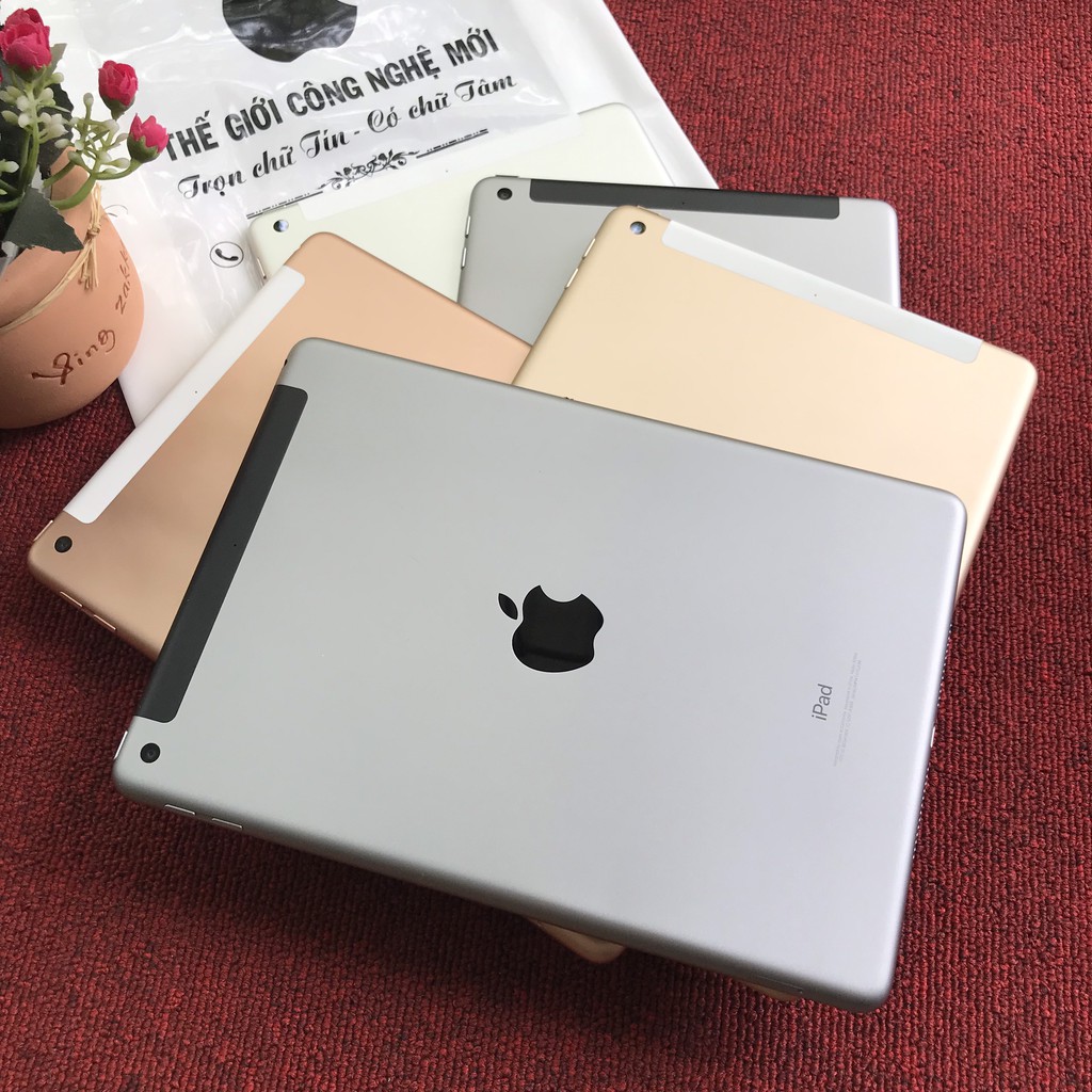 Máy tính bảng iPad Gen 6 - 2018 (Wifi 4G) - Còn BH Chính Hãng - Pin 100% - Zin Đẹp 99%