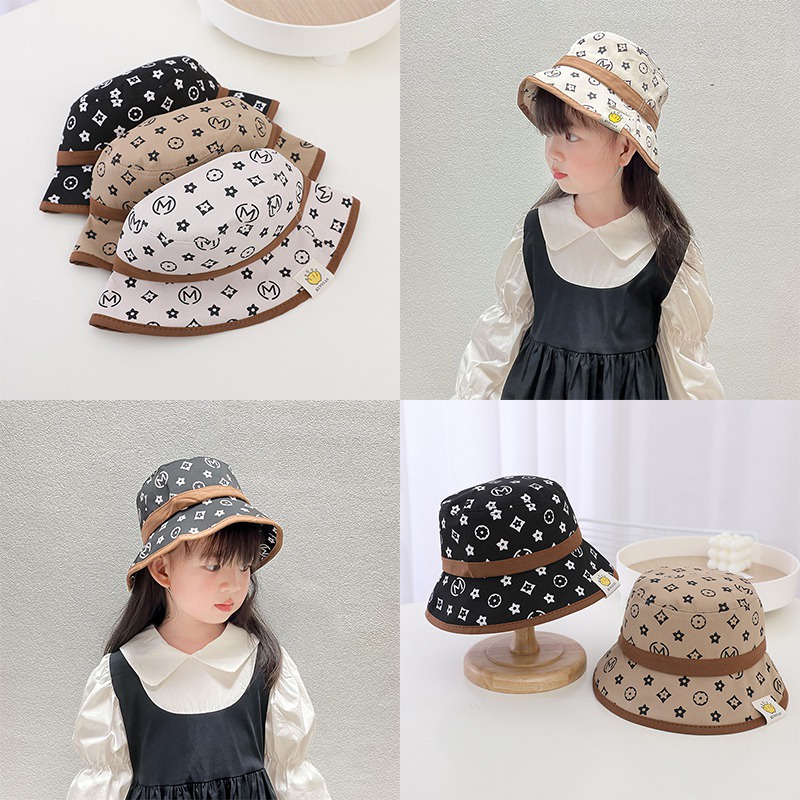 Mũ Bucket Hai Màu Sắc Phong Cách Thời Trang Nhật Bản Dành Cho Bé Trai Và Bé Gái