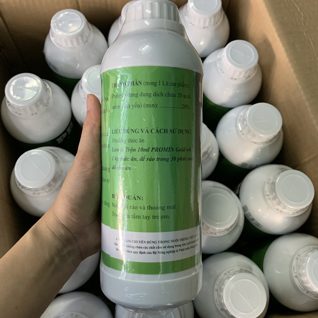 Promin gold kích thích bắt mồi, thèm ăn và bổ sung chất dinh dưỡng cho tôm cá