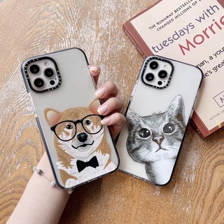 Ốp lưng iphone - ốp iphone hoạ tiết chó mèo silicon chống ố