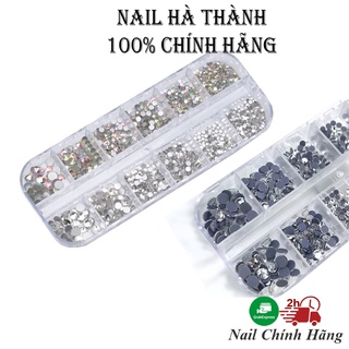 Khay đá chân keo gắn móng nail YHB trắng, ab chân lưới