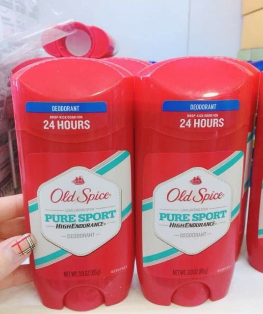 Sắp lăn nách Old Spice Pure Sport, sắp lăn nách đỏ của mỹ dành cho nam 85g