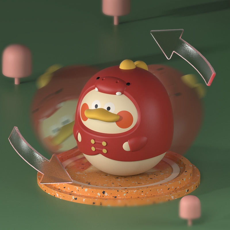 Đồ chơi lật đật BP MART hình gà trống độc đáo cho bé 6 tháng tuổi