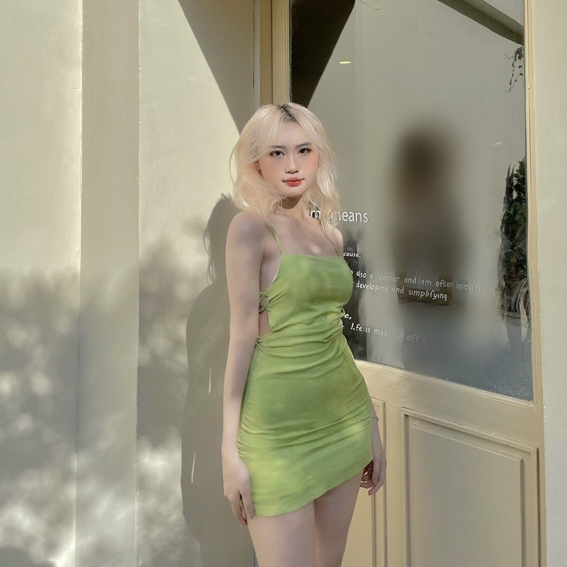 Đầm Monstier Été Mini Dress - Xanh Bơ