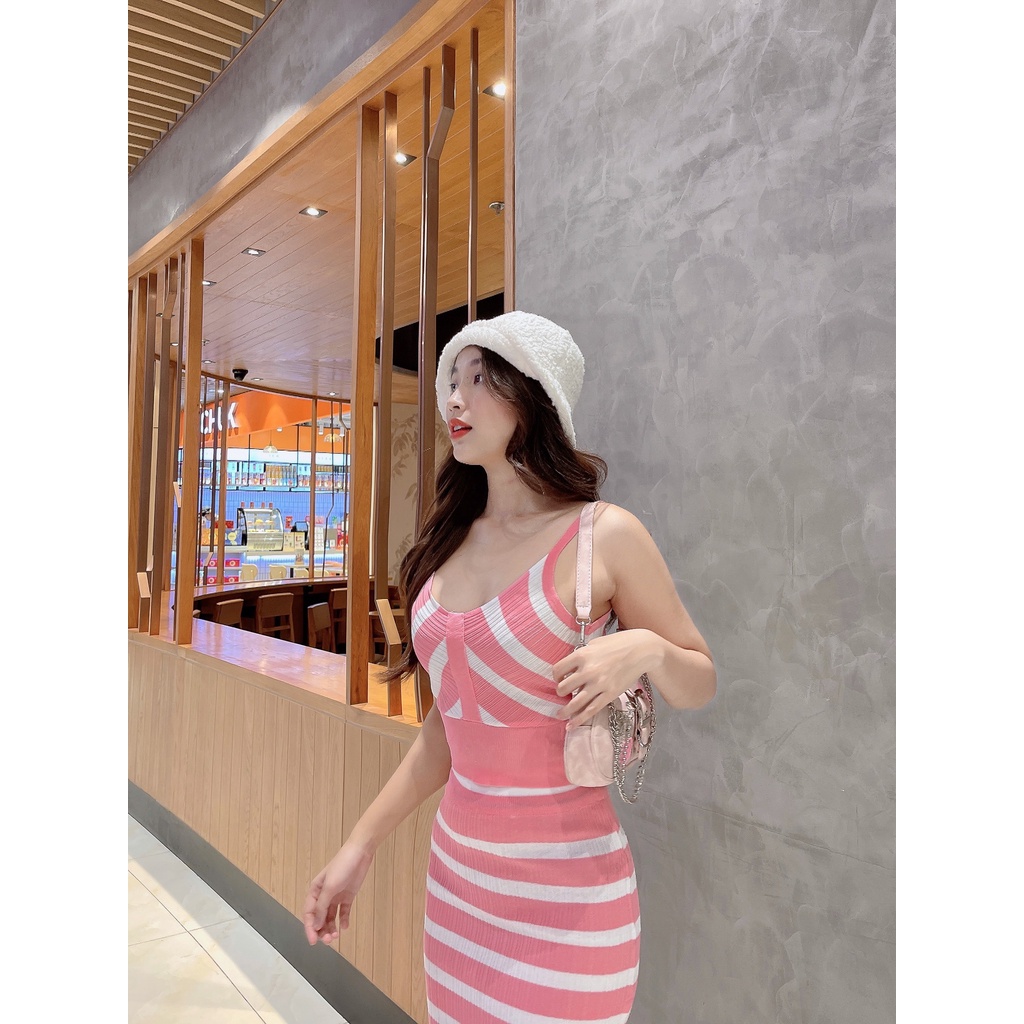 Set đồ len 2 dây áo + chân váy sành điệu Set Abir DS03 Cin house