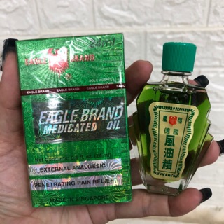 Dầu gió nước xanh 2 nắp singapore