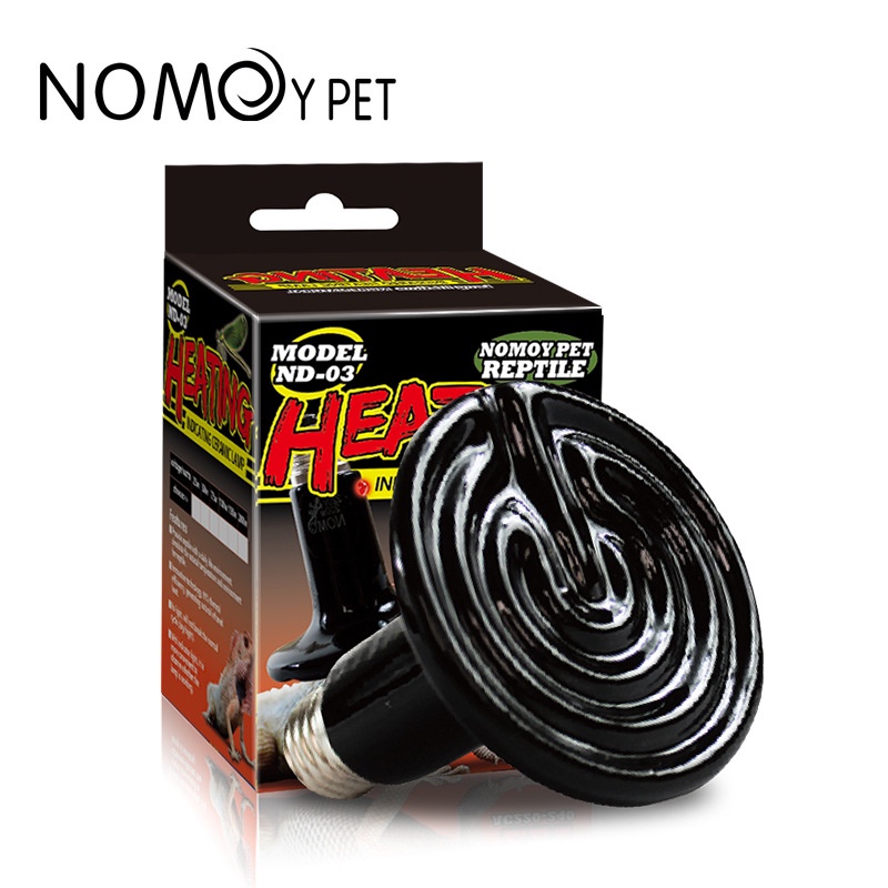 [hot sale]Nomo Nomo Bò Sát Có Đèn Báo Đèn Sưởi Gốm Rùa Thằn Lằn Nhện Thú Cưng Đèn Sưởi Gốm