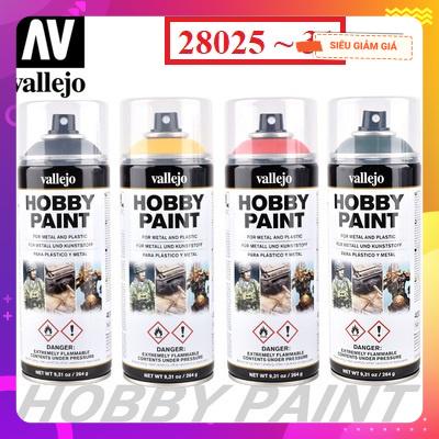 Bình sơn xịt gốc nước 28025 ~ 31 (400ml) Vallejo - Sơn Mô Hình