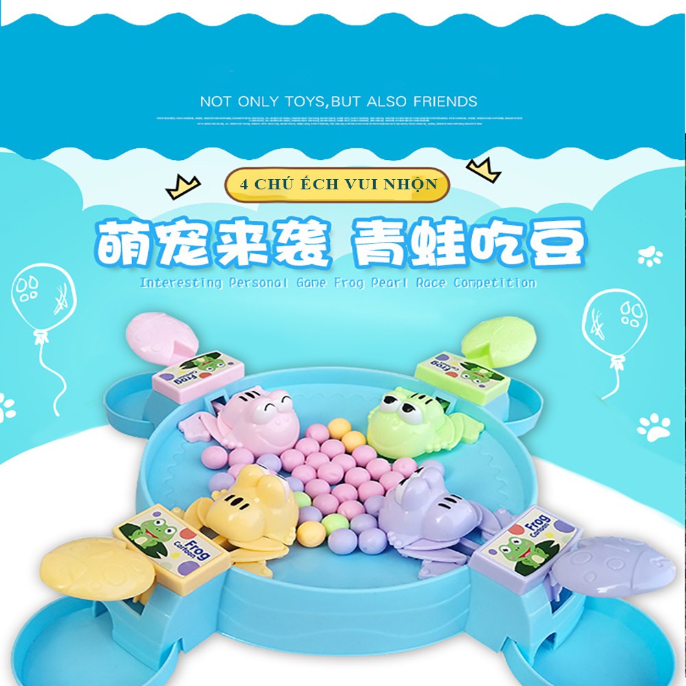 Đổ chơi trẻ em, bộ đồ chơi ếch ăn kẹo dành cho mẹ và bé.