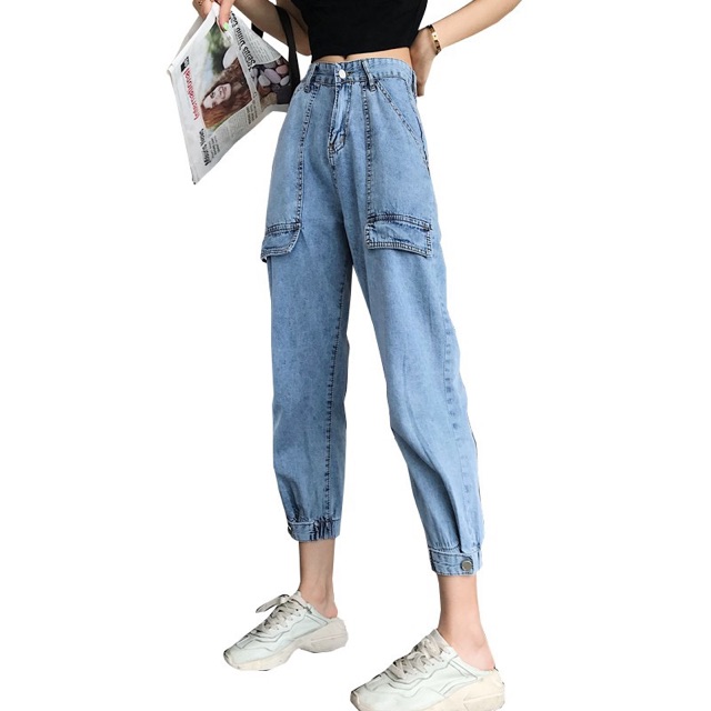 quần baggy 2 túi giả ngang đùi mã 207