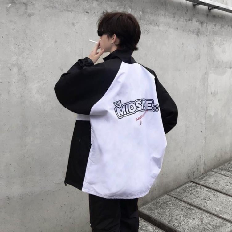 Áo Khoác Dù Nam Nữ Unisex - Áo Khoác Bomber MIDSIDE Phối Màu Siêu Hot