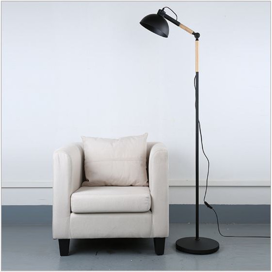 Đèn đứng MONSK SOLOSAY trang trí phòng khách Vintage cao cấp - Tặng kèm bóng LED chống lóa