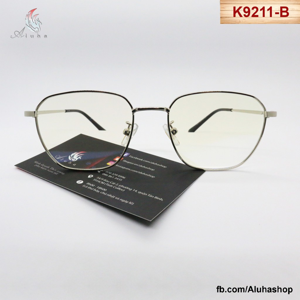 Gọng kính đa giác Hàn Quốc kiểu dáng mềm mại độc đáo - K9211 - Aluha