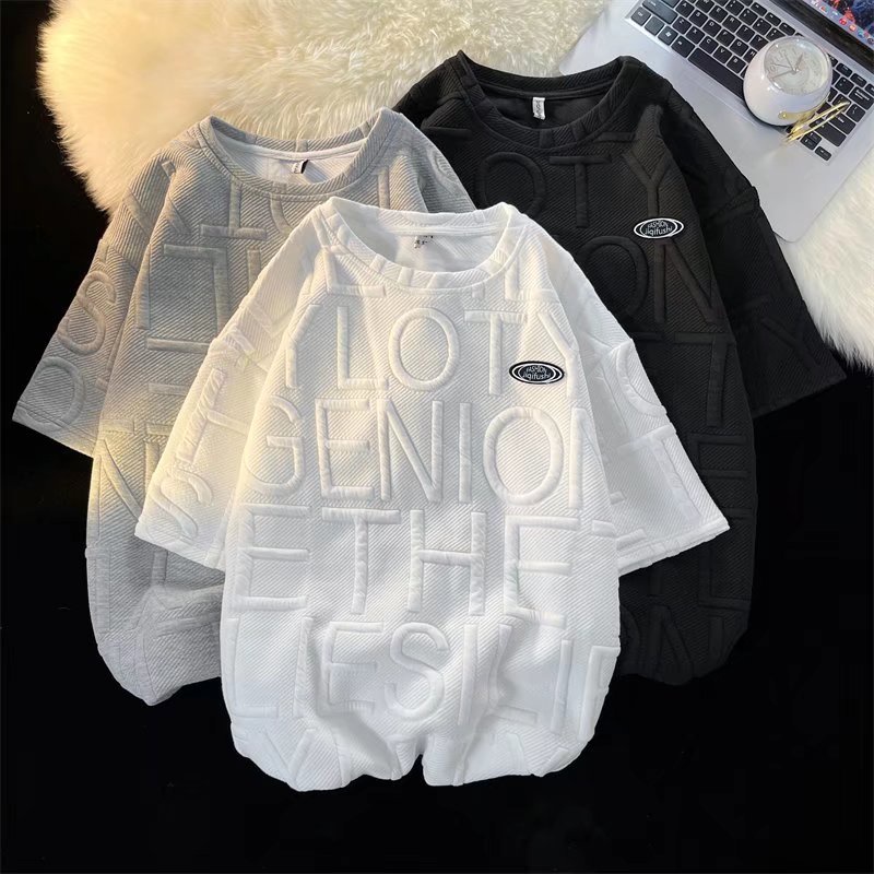 Đồ bộ nam unisex Màu Trơn đồ bộ thể thao nữ from rộng đồ đôi áo thun tay lỡ  phong cách Hàn Quốc áo phông form rộng áo thun