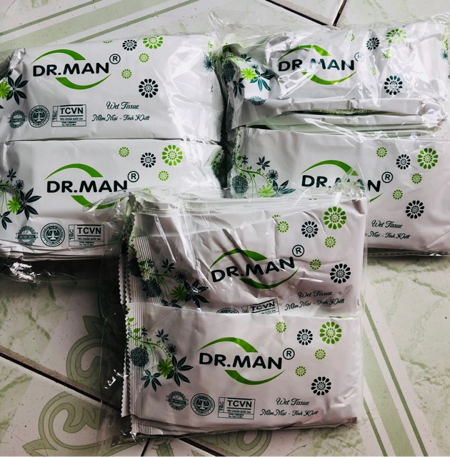COMBO 100 KHĂN LẠNH DR. MAN
