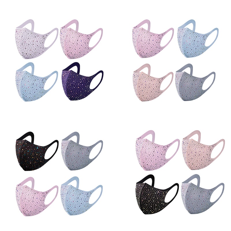 Khẩu Trang Đính Đá Lấp Lánh Dành Cho Nam Và Nữ