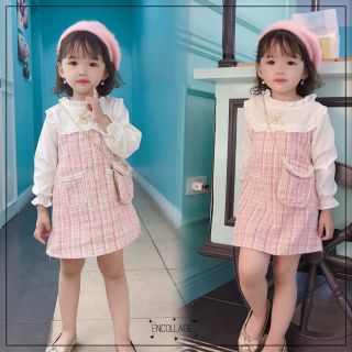 Váy tiểu thư điệu đà cho bé gái