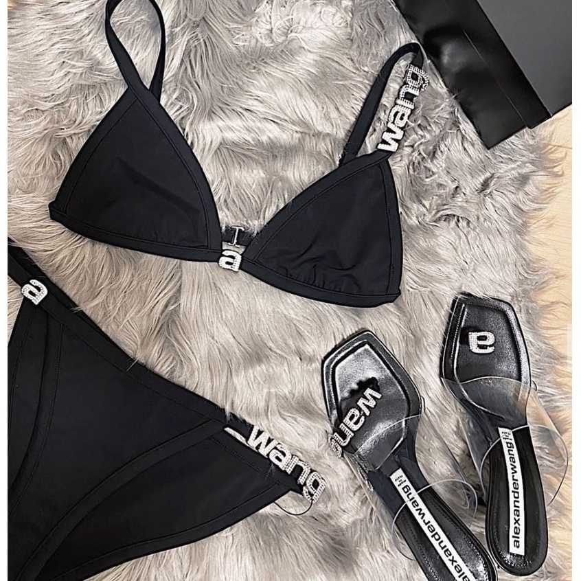 (Mới 2 Cái - Aw bikini (Đáy + Áo Thun)