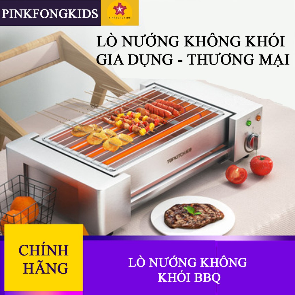 Lò nướng BBQ không khói bằng thép không gỉ | Bếp nướng BBQ chính hãng