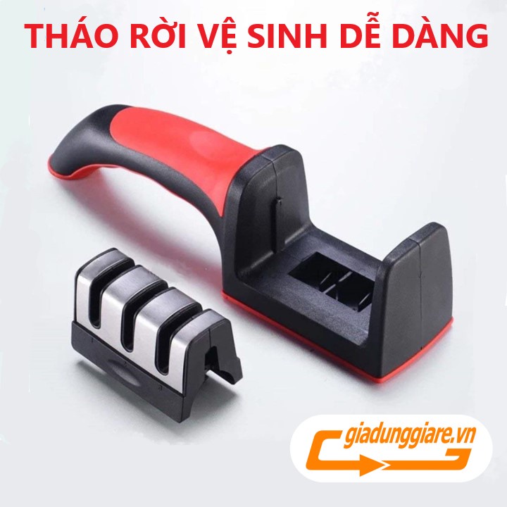 Dụng cụ mài dao kéo 3 khe  tay cầm tiện lợi mài dao sắc bén nhanh và hiệu quả - giadunggiare.vn