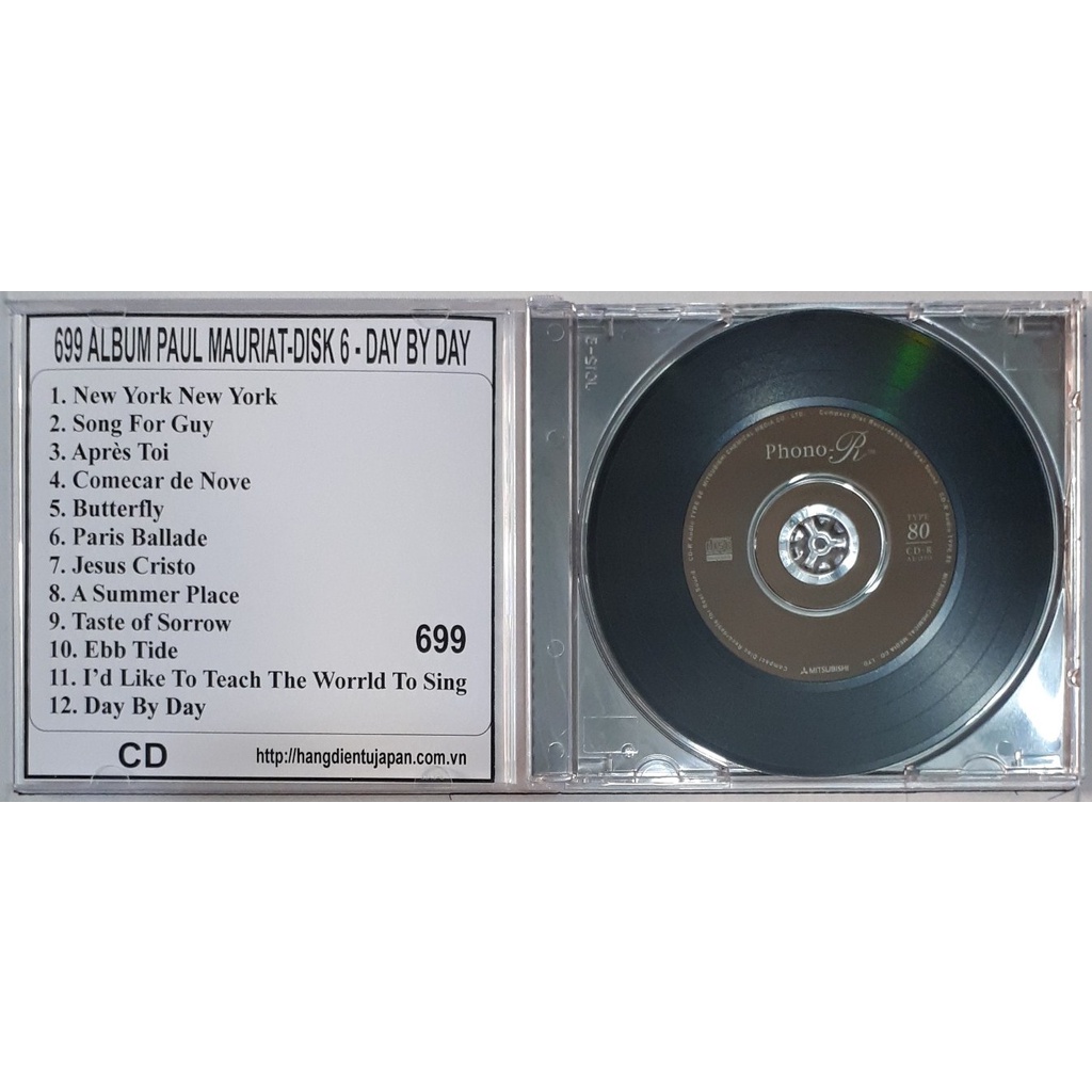 Bộ 4 CD Paul Mauriat ( 699 - 702 )