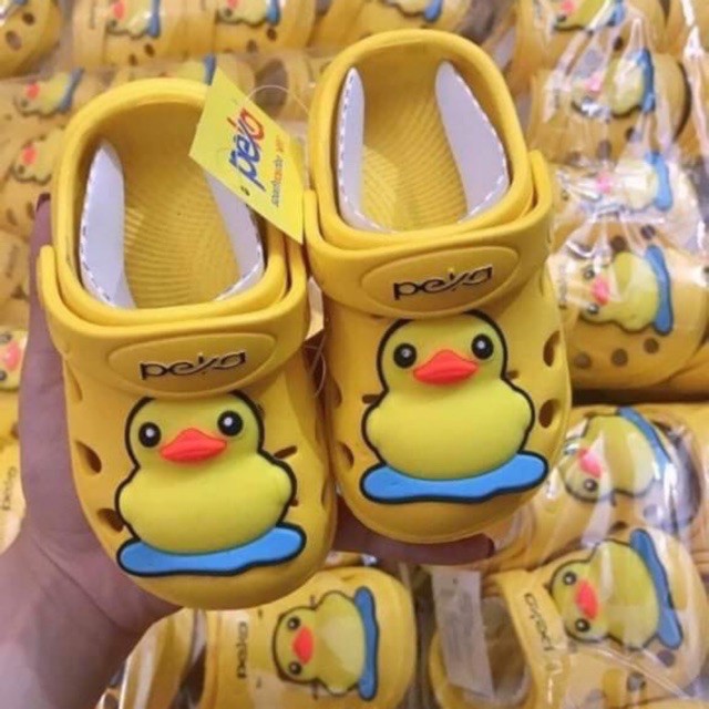 Dép Cross Vịt Vàng Size 10-16cm
