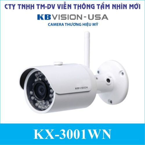 Camera IP hồng ngoại không dây 3.0 Megapixel KBVISION KX-3001WN