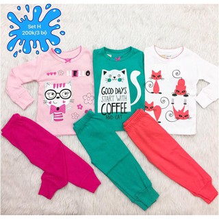 Set 3 bộ đồ dài Carter
