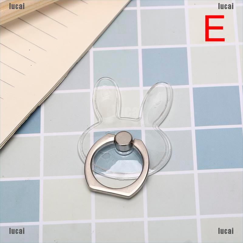 Đế nhẫn điện thoại màu trong suốt có thể quay | BigBuy360 - bigbuy360.vn