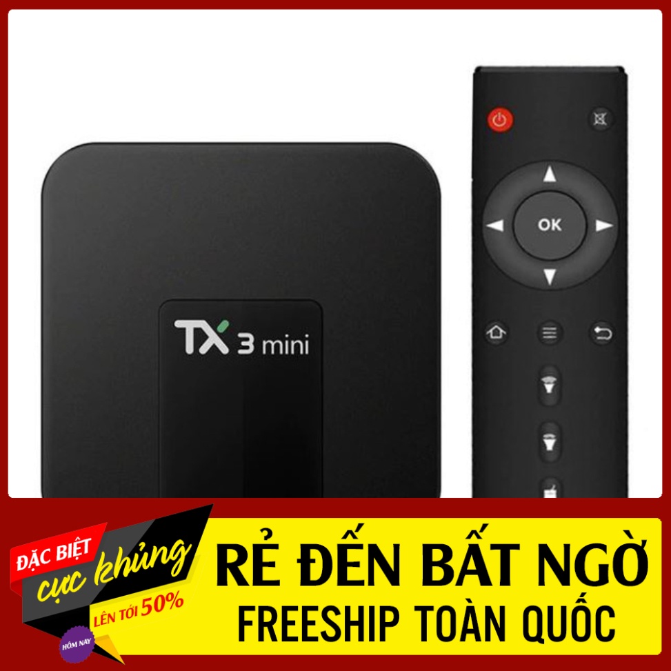 GIÁ DUY NHẤT Android Tivi Box Tx3 Mini 2022 Android 9 CPU S905W Ram 2GB, Rom 16GB GIÁ DUY NHẤT