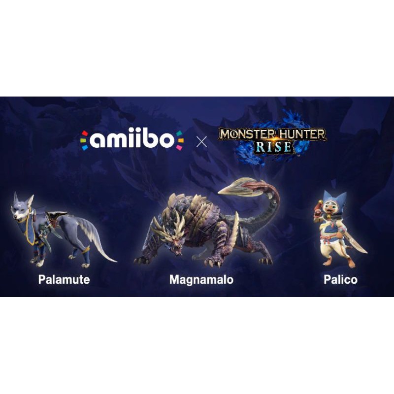Mô hình nhân vật Amiibo Monster hunter Rise Sunbreak