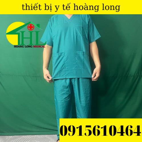 BỘ QUẦN ÁO PHẪU THUẬT CHO BÁC SĨ MÀU XANH COBAN