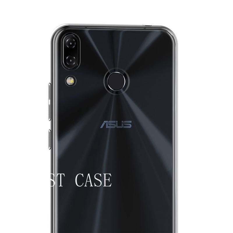 Ốp điện thoại TPU silicon mềm trong suốt chống sốc cho Asus Zenfone 5Z ZS620KL