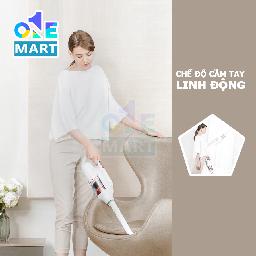 [Đời mới nhất] Máy hút bụi cầm tay không dây Puppyoo T10 mix - Hàng chính hãng - Tặng 1 máy sấy Deliya kèm 5 phụ kiện