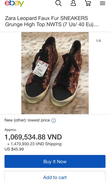 Giày sneaker cao cổ nam