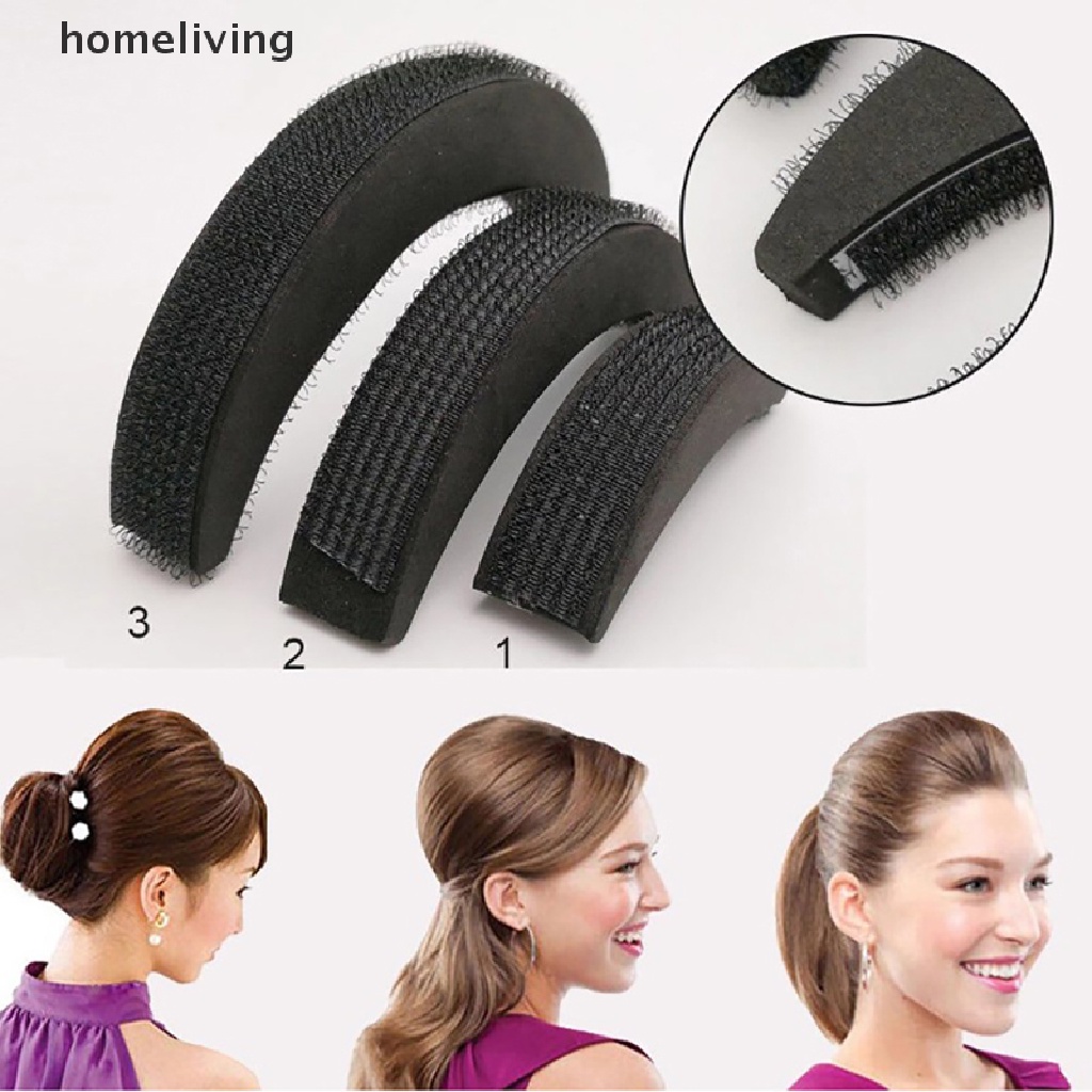 Set 3 Miếng Đệm Làm Phồng Tóc Tại Nhà Tiện Lợi