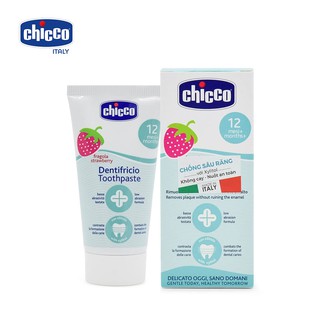 Kem Đánh Răng Hương Dâu Chicco 12M+ (CHÍNH HÃNG) CHO BÉ (CO114251)