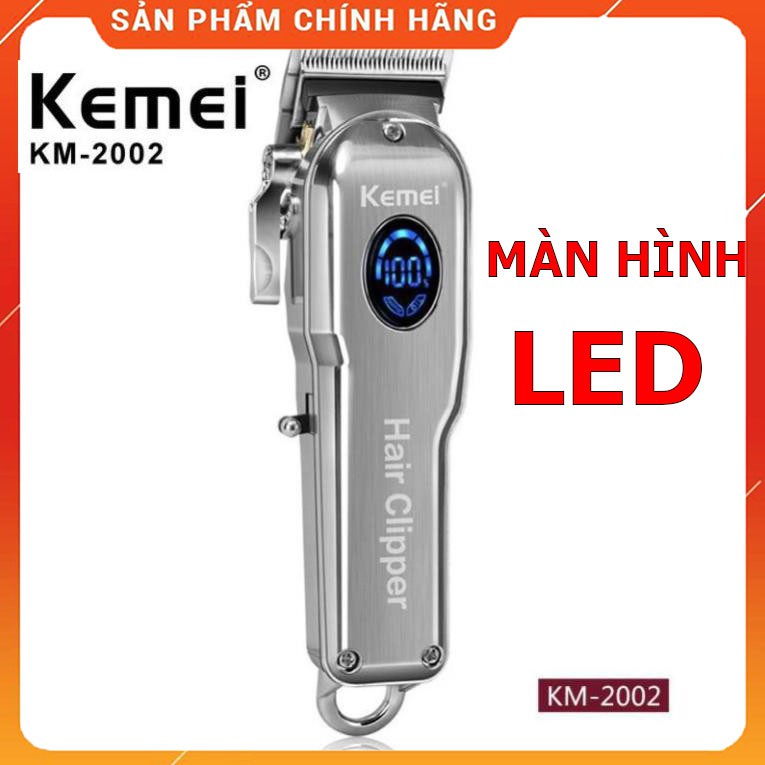 Tông Đơ Cắt Tóc Kemei 2002 Cao Cấp Chuyên Nghiệp  - Đã Mài Chuốt Lưỡi - Bảo Hành 12 Tháng - Lỗi 1 Đổi 1